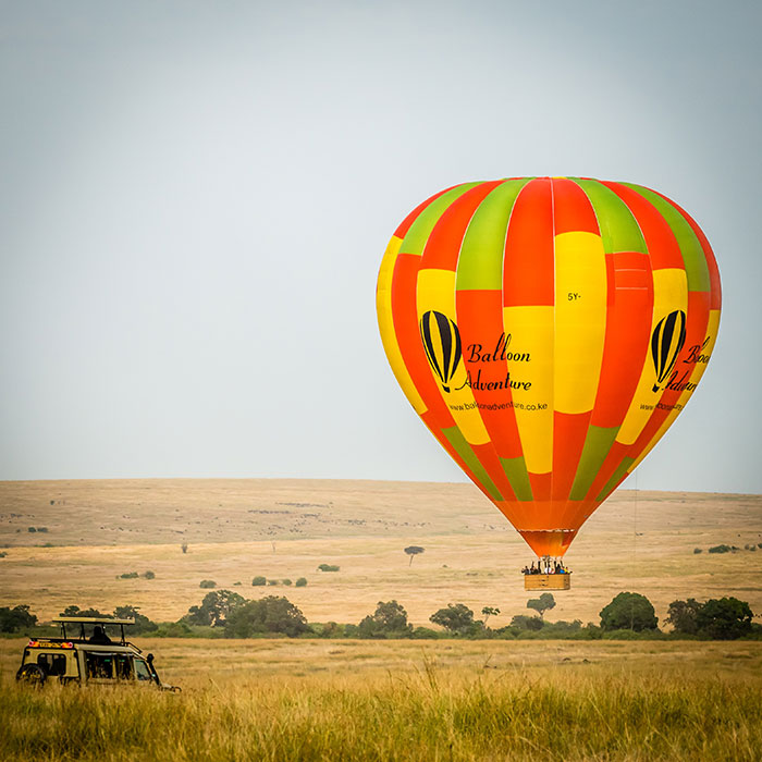 Safari in mongolfiera nel Masai Mara